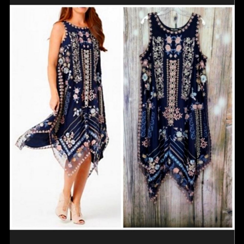 Tolani "Shelley" Midi Dress